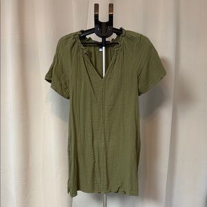 Olive Green Women's Top